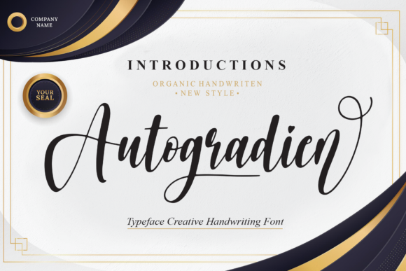 Autogradien Font Review for Handmade Branding