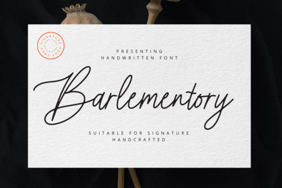 Barlementory Font: Elevate Your Brand with Elegant Script