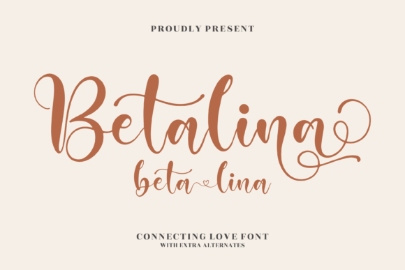 Betalina: A Romantic Script Font for Luxury Branding