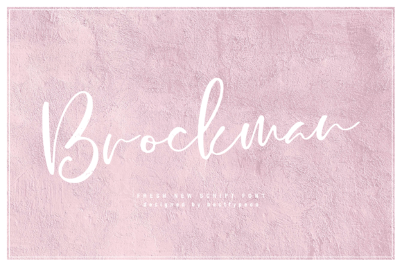 Brockman Typeface: A Timeless Script for Editorial Design