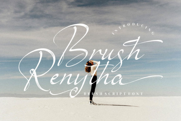 Brush Renytha: A Modern Script Handwritten Font for Editorial Design