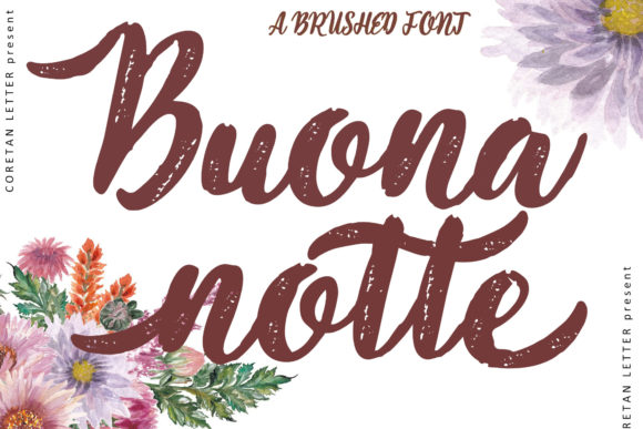 Buonanotte: An Elegant Script Handwritten Font for Editorial Design