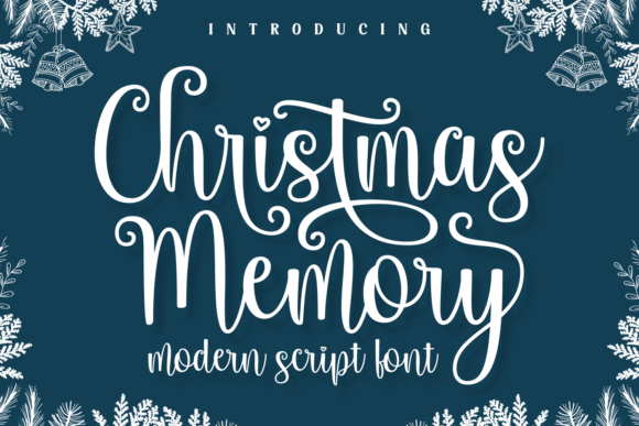 Christmas Memory: A Handwritten Font for Holiday Crafts