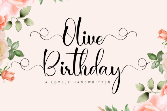 Designing Timeless Brands with Olive Birthday Font