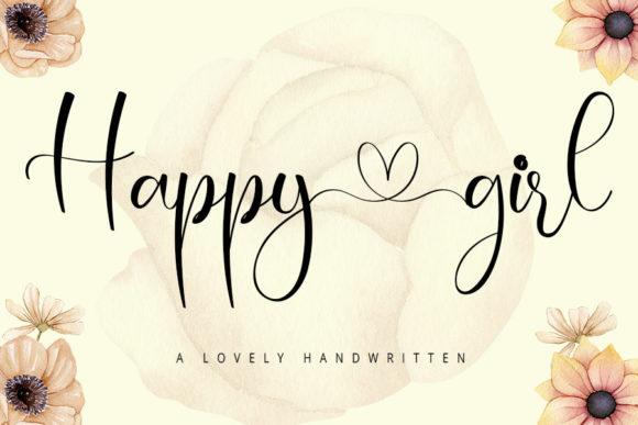 Designing with Happy Girl: A Script Handwritten Font for Modern Brands
