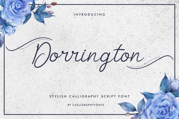 Dorrington Font: Elegant Script for Handmade Brands