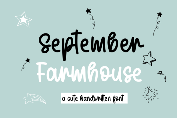 Elevate Web Design with September Farmhouse Typeface
