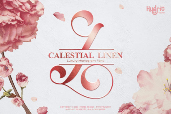Elevate Your Brand with Monogram Calestial Linen Typeface