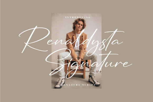 Elevate Your Brand with Renaldysta Signature Typeface