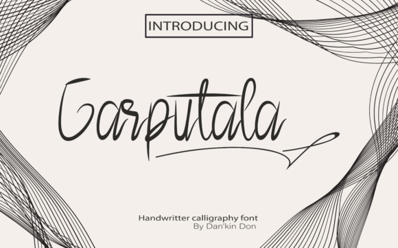 Garputala Font: A Designer's Take on Modern Script Branding