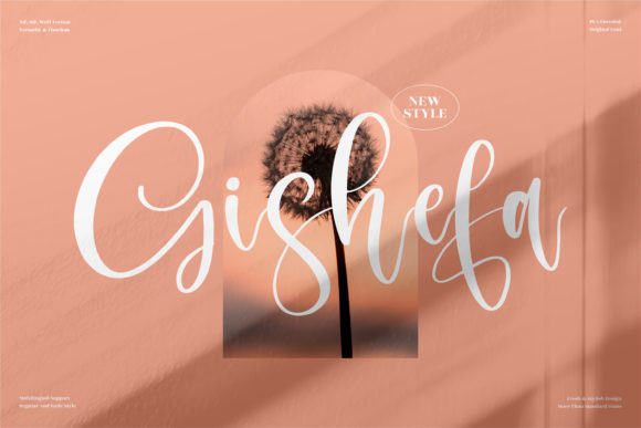Gishefa Font Review: A Chic Script for Luxury Branding