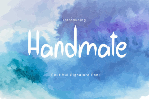 Handmate: A Script Handwritten Font for Editorial Design