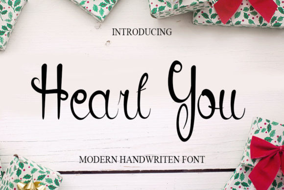 Heart You: The Script Handwritten Font for Modern Campaigns