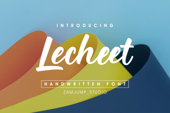 Lecheet Typeface: A Luxury Script for Editorial Design