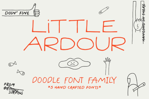 Little Ardour: The Handwritten Font for Scroll-Stopping Content