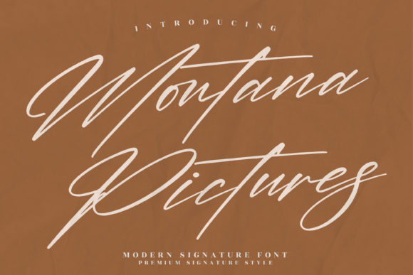 Montana Pictures: A Timeless Script Font for Web Design