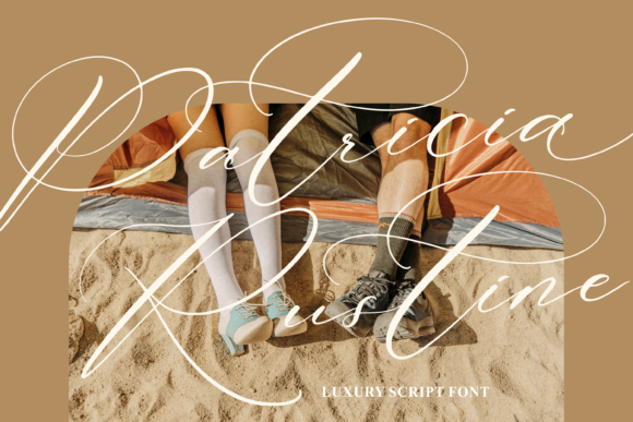 Patricia Rustine: A Romantic Script Typeface for Editorial Design