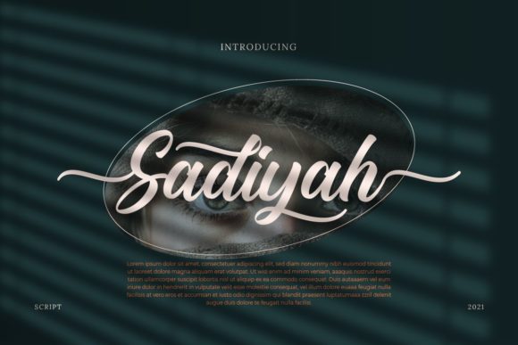 Sadiyah Font: Elevating Web Design with Elegant Script