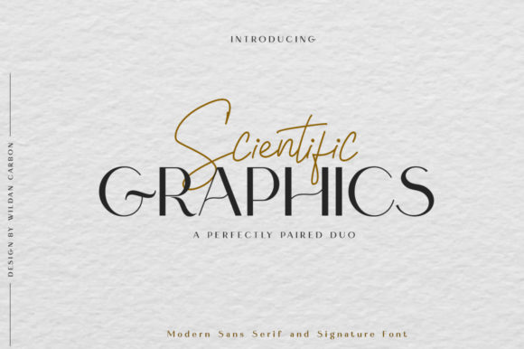 Scientific Graphics: A Modern Sans Serif Font for Web Design