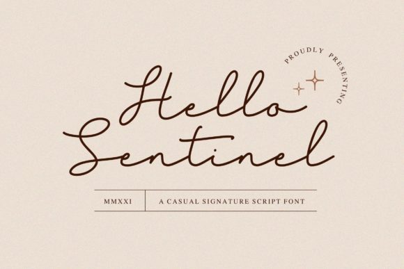 Sentinel: The Charming Script Handwritten Font for Makers