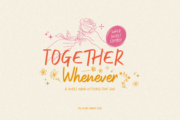 Together Whenever: A Script Handwritten Font for Digital Brands