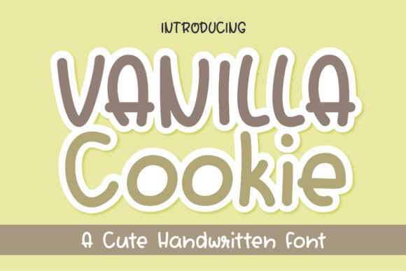 Vanilla Cookie Font: A Designer's Take on Handwritten Branding