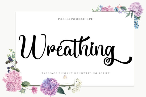 Wreathing Typeface Review for Luxury Campaigns